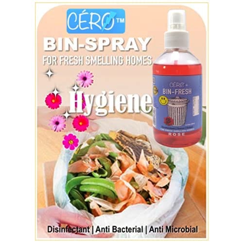 CERO Bin Fresh Rose Perfumed dust Bin Decontaminant/Cleanser (200ml) view 2