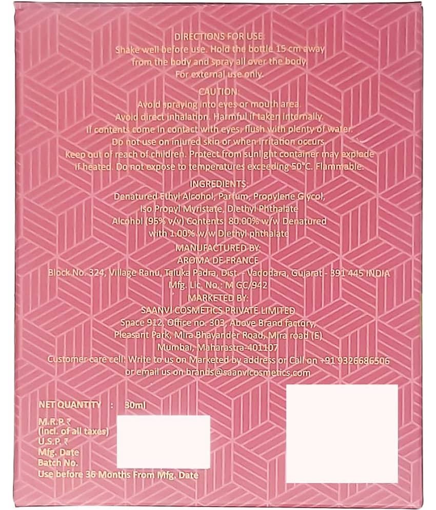 LA FRENCH - Perfume Cuddle Eau De Parfum (EDP) For Women 30 ( Pack of 1 ) view 2
