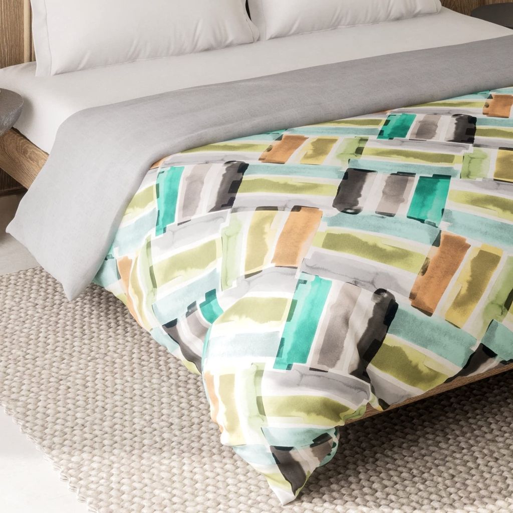 DDECOR - Esteem Collection 100% Cotton 210TC King Quilt |229 CM X 274 CM| - Green view 2