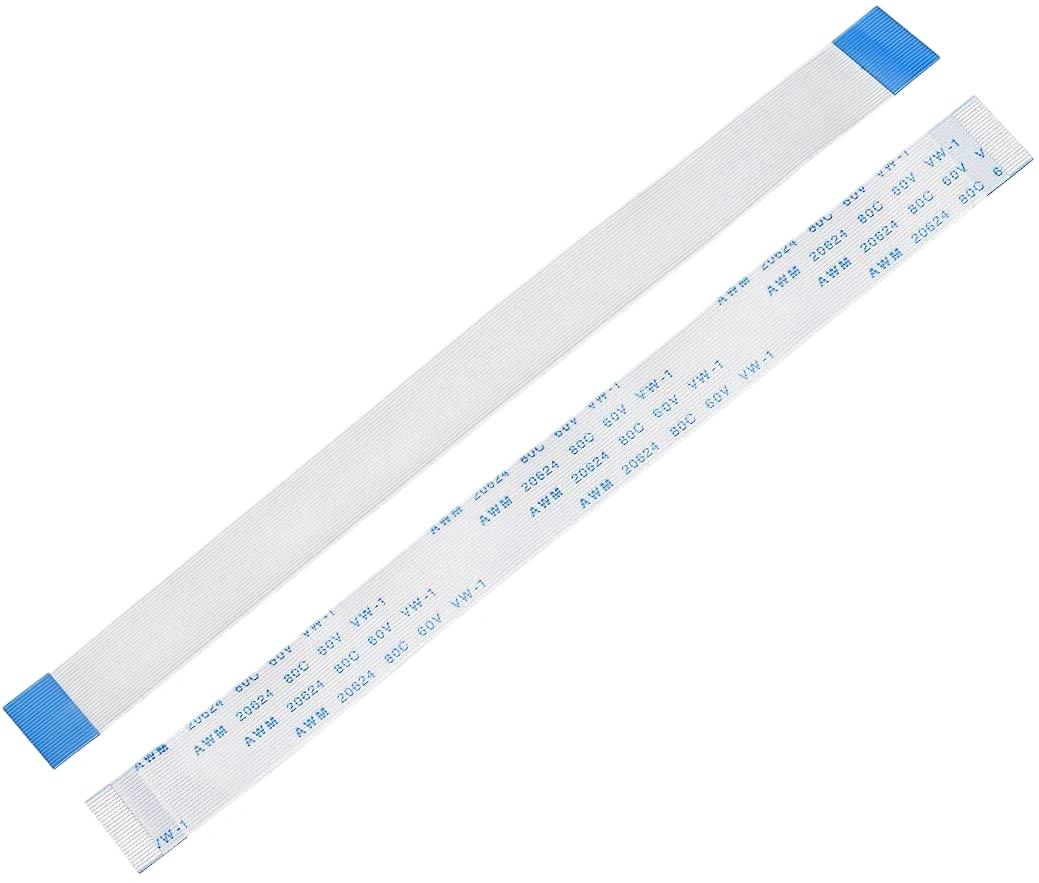 18 Pin 0.5mm Pitch 300mm Same Side Connection FFC Ribbon Flexible Flat Cable view 2