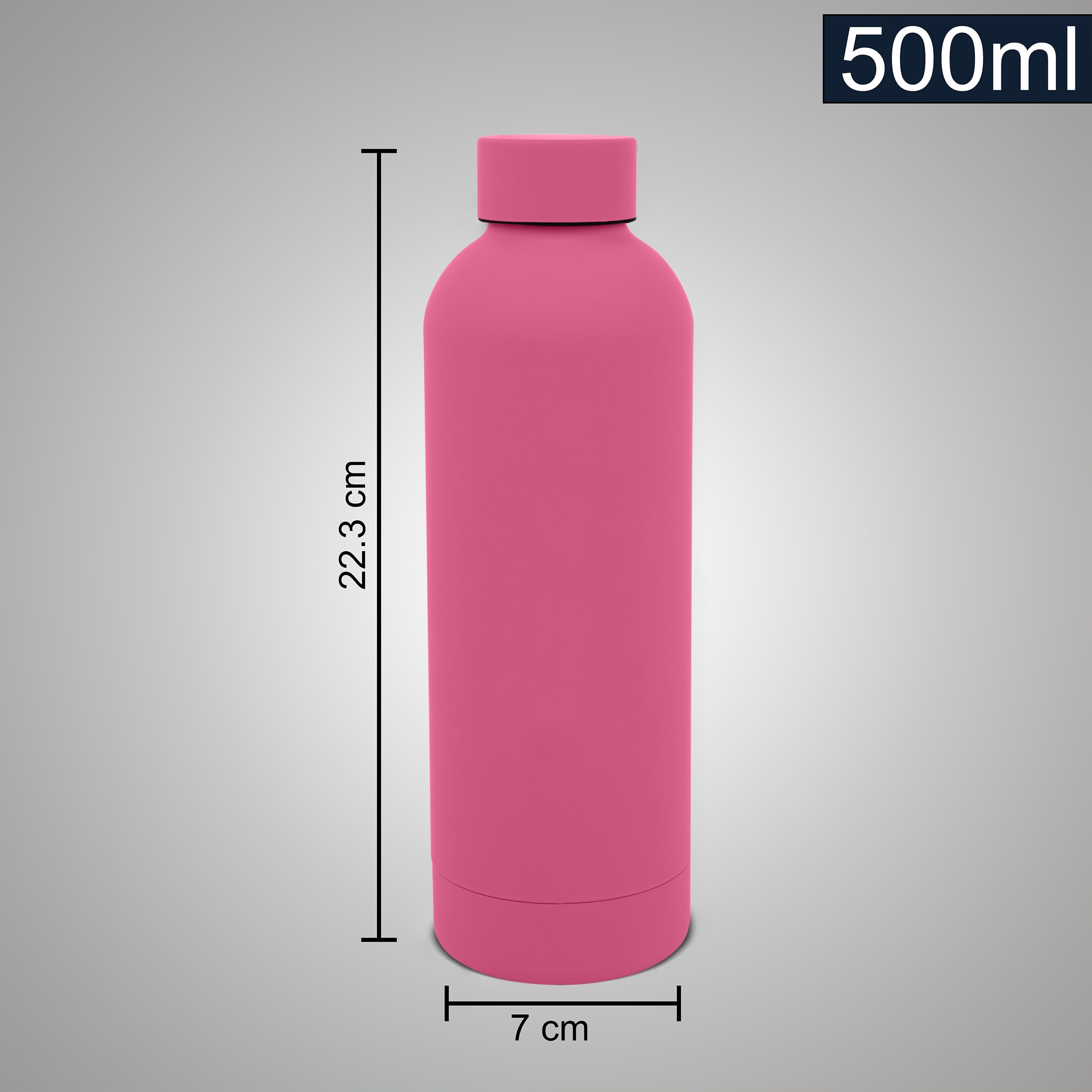 The Wallet Store Energizer Vacuum Insulated Water Bottle - Pink view 2