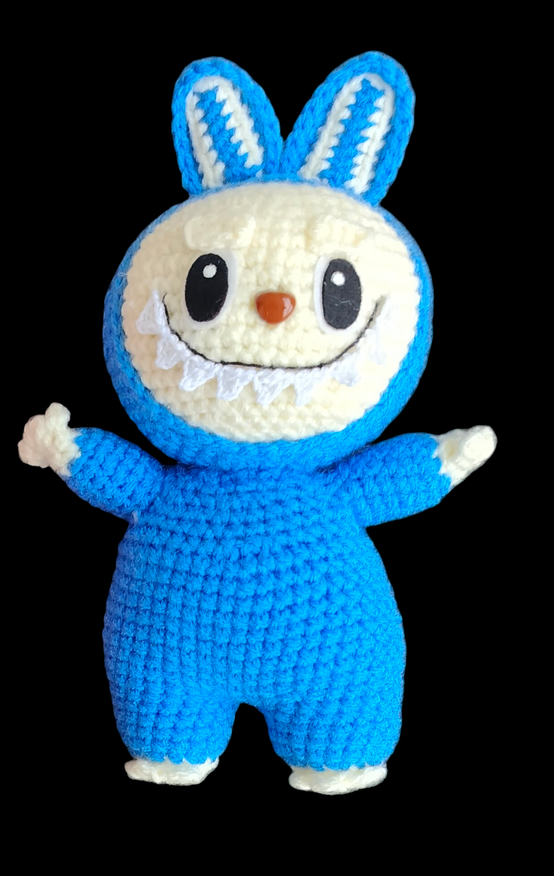 CraftKari monster crochet doll view 2
