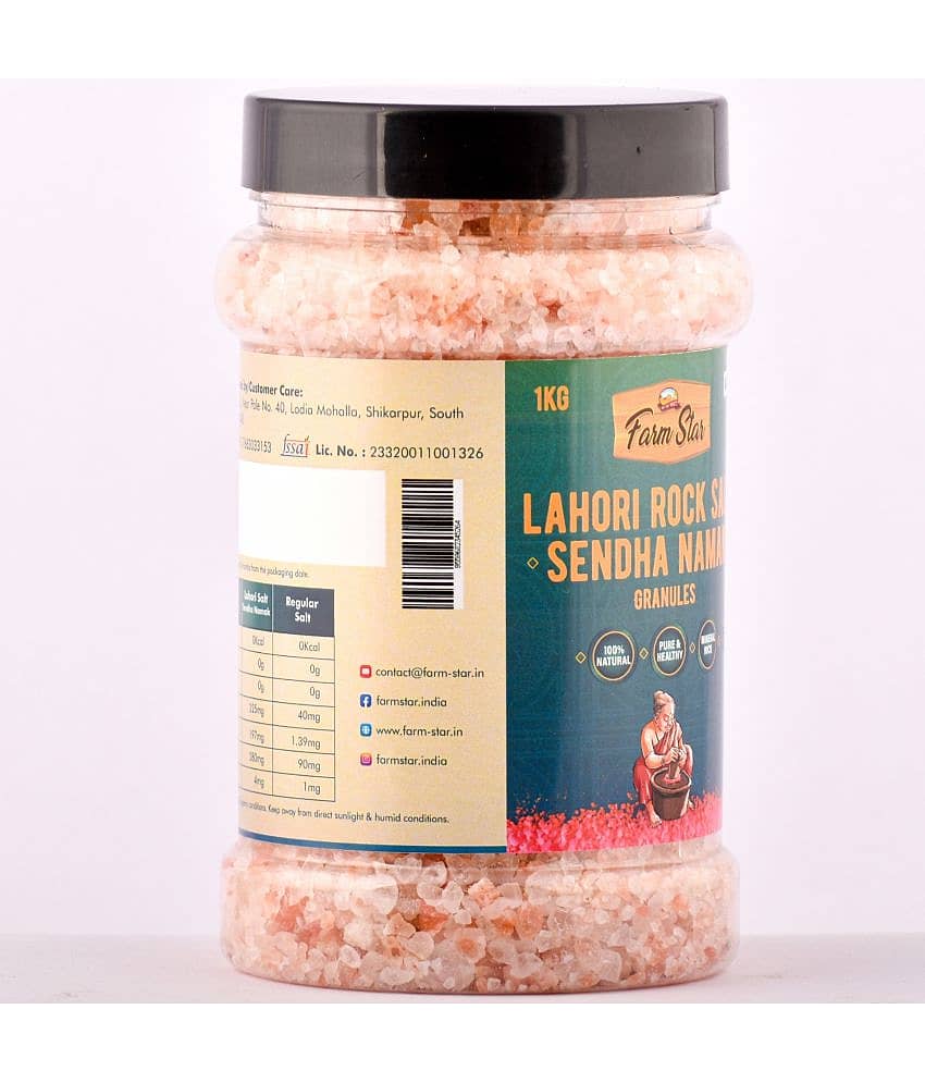 Farm Star Lahori Rock Salt 1000 gm view 2