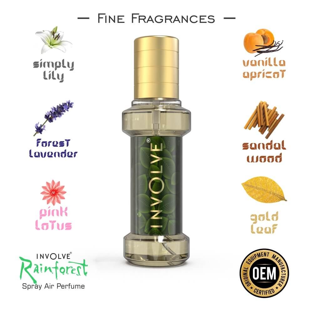 Involve Rainforest - Gold Leaf : Spray Air Perfume view 2