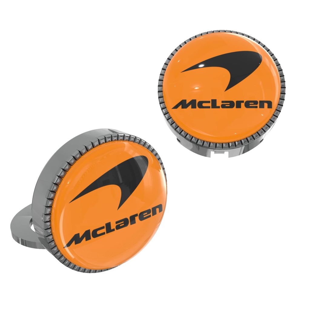 The Smart Buttons - Shirt Button Cover Cufflinks for Men - McLaren Style view 2