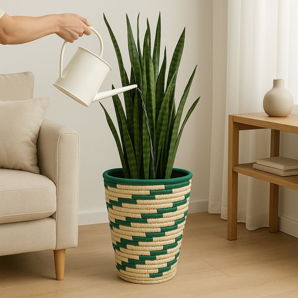 Verdura Tiger Grass Conical Planter view 2