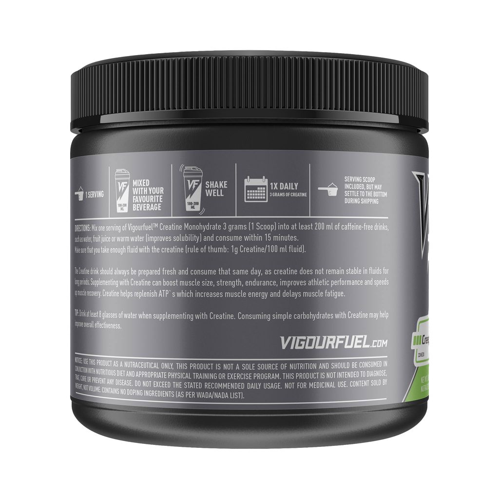 Vigourfuel Creapure Creatine Monohydrate Micronized-Unflavoured-250g view 2