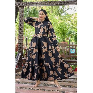 SARINKU Women's Kurti Crepe Fabric for Women & Girls view 2