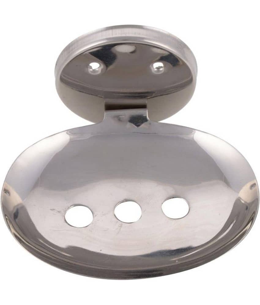 Shruti Silver Steel Soap Case 1 view 2