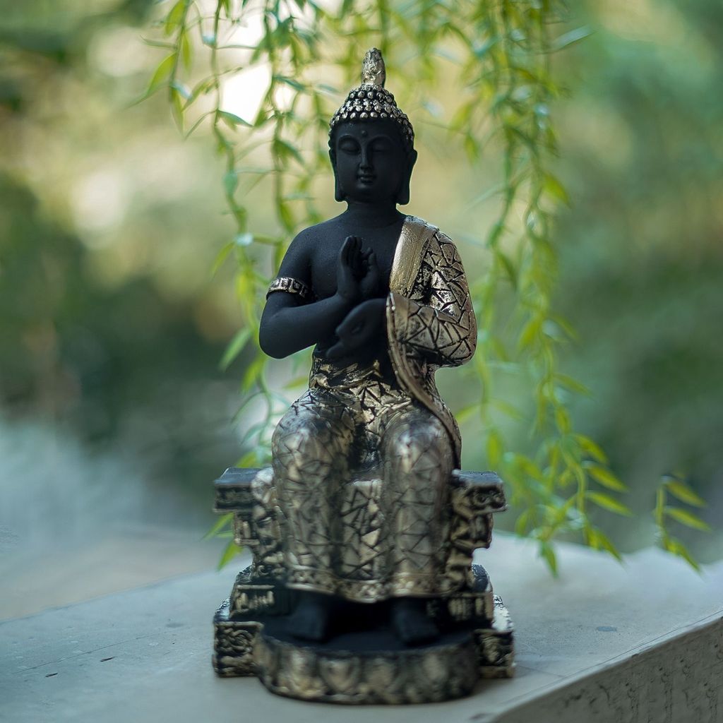 Craftlayout Resin Meditating Lord Buddha Statue view 2