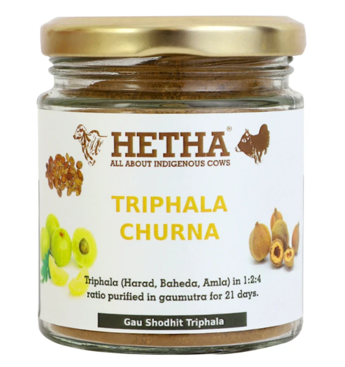 Gaushodhit Triphala Churna (Size - 100g) by HETHA