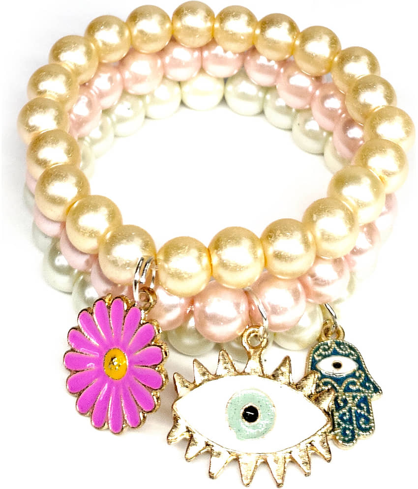 DAIVYA WELLNESS - Multicolor Bracelet ( Pack of 3 ) view 2