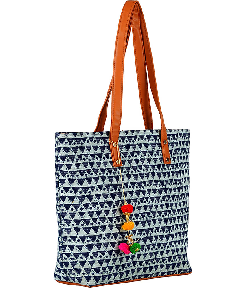 Bulbul - Blue Faux Leather Shoulder Bag view 2