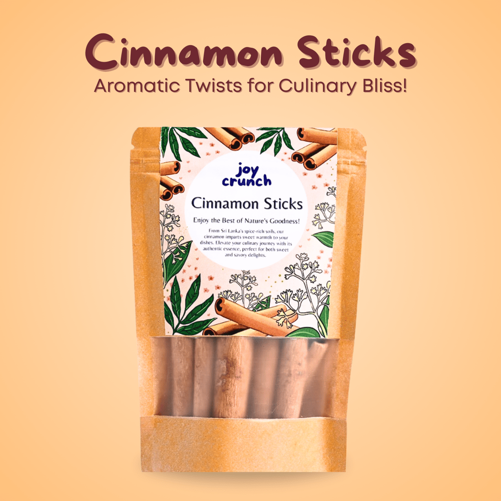 Joy Crunch Premium Cinnamon Stick 100g | Srilankan Cinnamon Sticks Original | Antioxidant Rich & High in Quality | Polished Dalchini Cinnamon Stick view 2