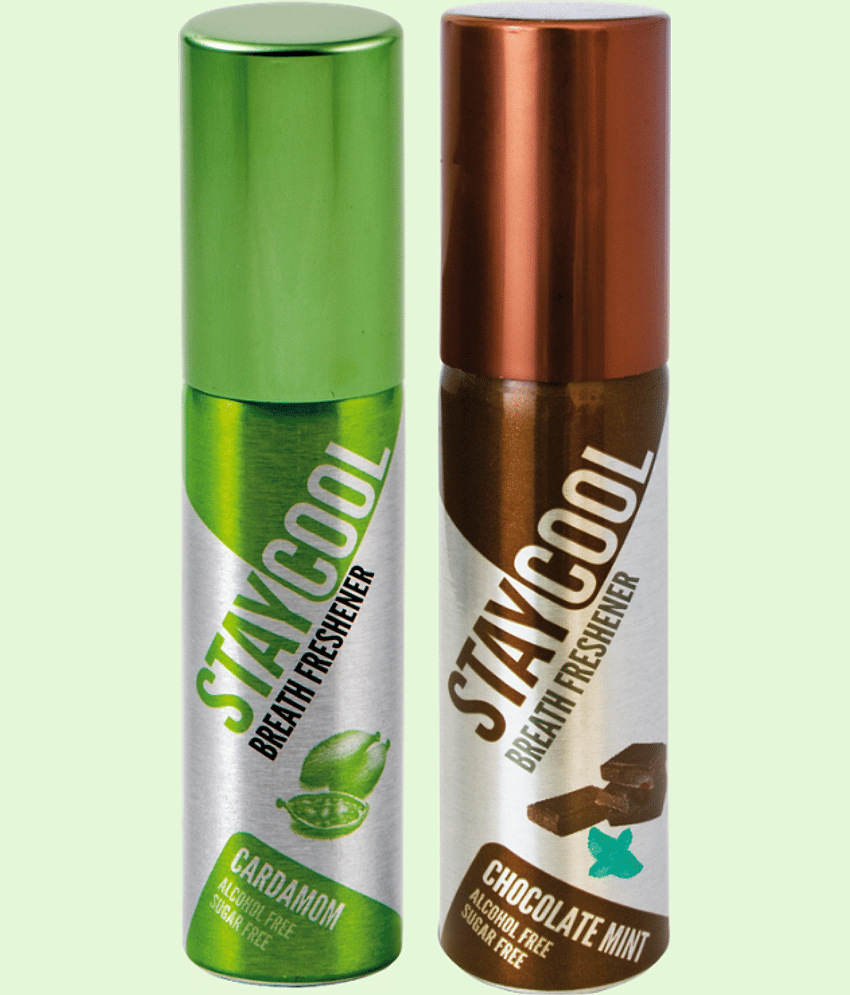 StayCool (1 SPICY + 1 SWEET) Breath Freshener Spray 40 mL Pack of 2