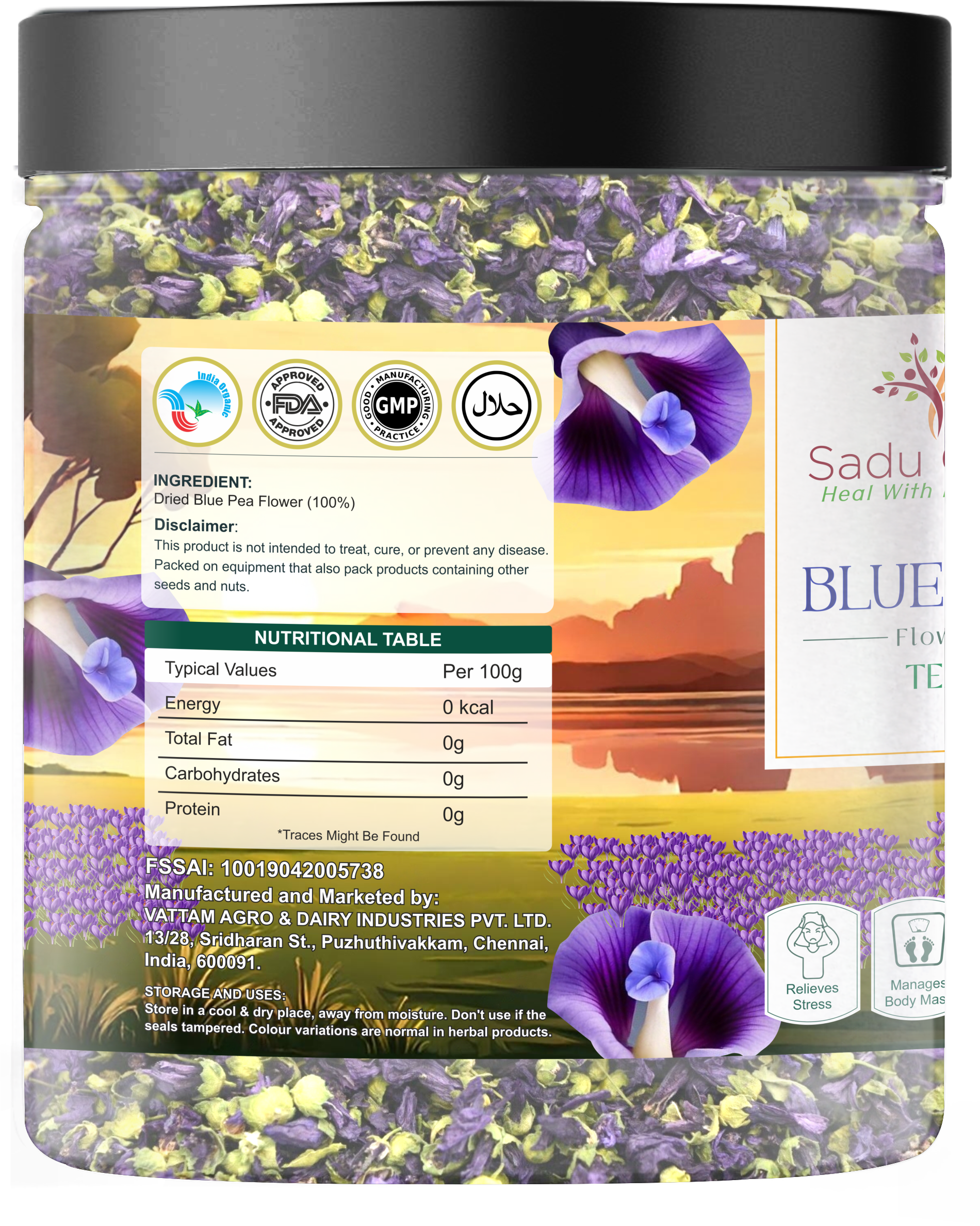 Blue Pea Tea view 2