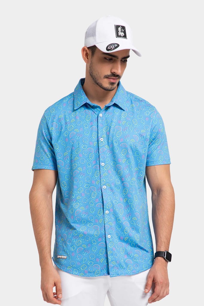 AH Pro Fruit Slash Sea Blue X-Men Shirt view 2
