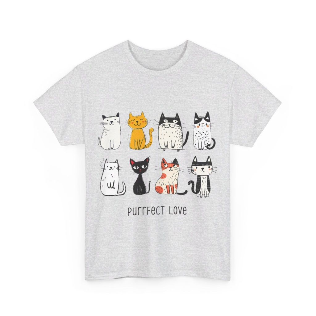 Clothikoo Premium Cat Printed Heavy Cotton Tee view 2