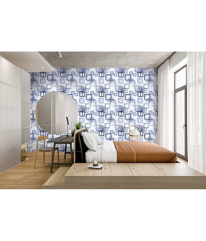LAAYO Wallpaper & Wall Sticker - Abstract Wallpaper ( 45 x 250 ) cm ( Pack of 1 ) view 2
