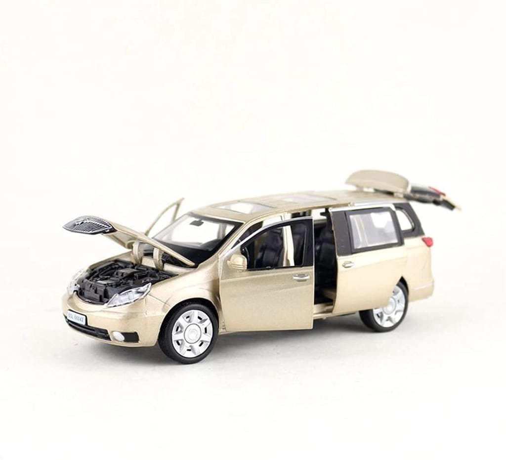 KTRS ENTERPRISE 1:32 Scale For Bick GL8 MPV Toy Car Proswon Diecast Vehicle Model Pull Back Sound & Light Educational Collection Gift For Children Famous Car Model view 2
