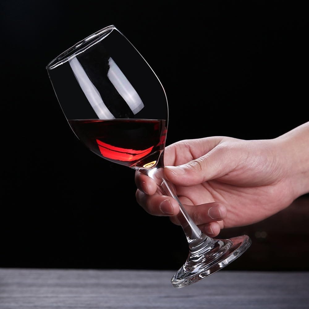 Stylish Curve Wine Glass Elegant Bar Glassware for Champagne Glass Water,Beer, Drinks and Cocktails and Mixed Drinks Glass and Unique Long Champ Wine Glass (240 ML) view 2