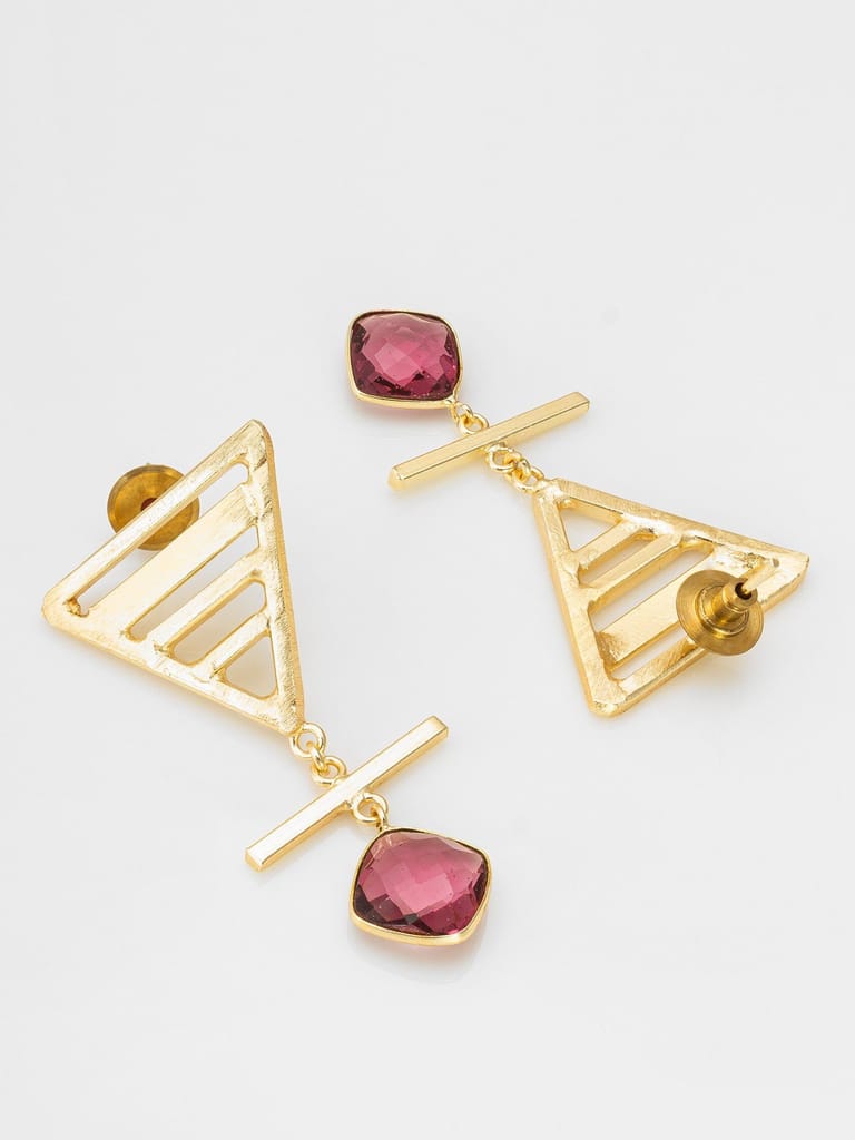 Morison Golden Spiral Earrings Modern Whirlwind view 2