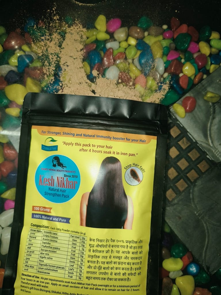 Kesh Nikhar- For Strengthening Your Hair (100 gm Pouch) (pack of 2) view 2