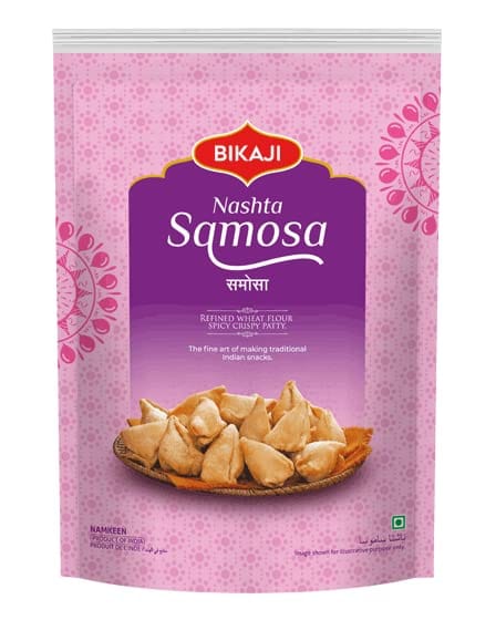 Bikaji Namkeen | Mini Samosa + Dry Kachori | Spicy Crispy Patty | Perfect Choice for Snacks Party | Filled with Dry Fruits and Vegetables | 400 Gm Each | Pack of 2 | 800 Gm Pack view 2