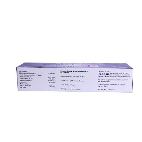 Spafast Gel 30 Gms view 2