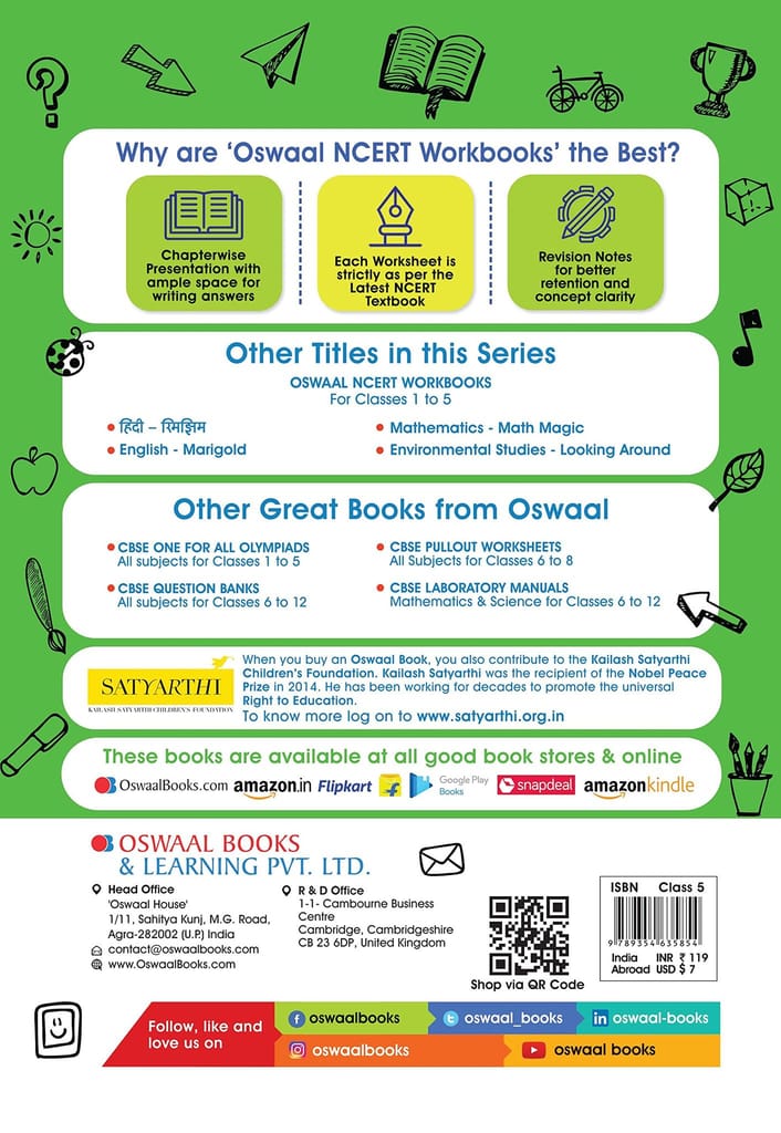 Oswaal NCERT Workbook English (Marigold) Class 5 (For Latest Exam) [Paperback] Oswaal Editorial Board [Paperback] Oswaal Editorial Board view 2