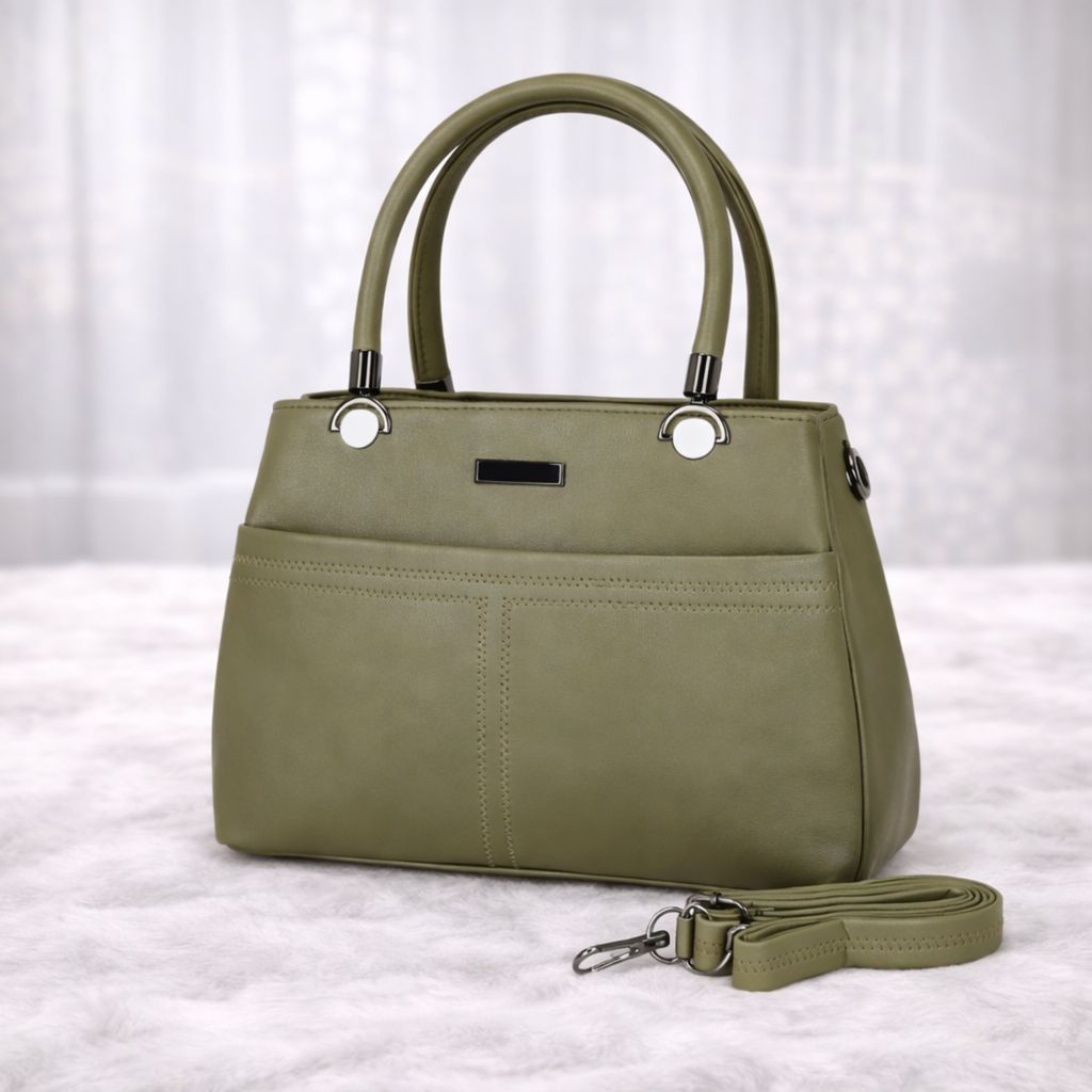 Women’s Premium Handbag | Stylish PU Leather Shoulder & Hand Carry Bag | Spacious Daily Use Office Bag view 2