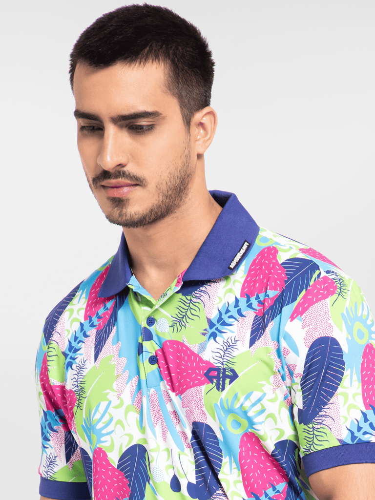 AH Ultra – Botanical Rush Polo view 2