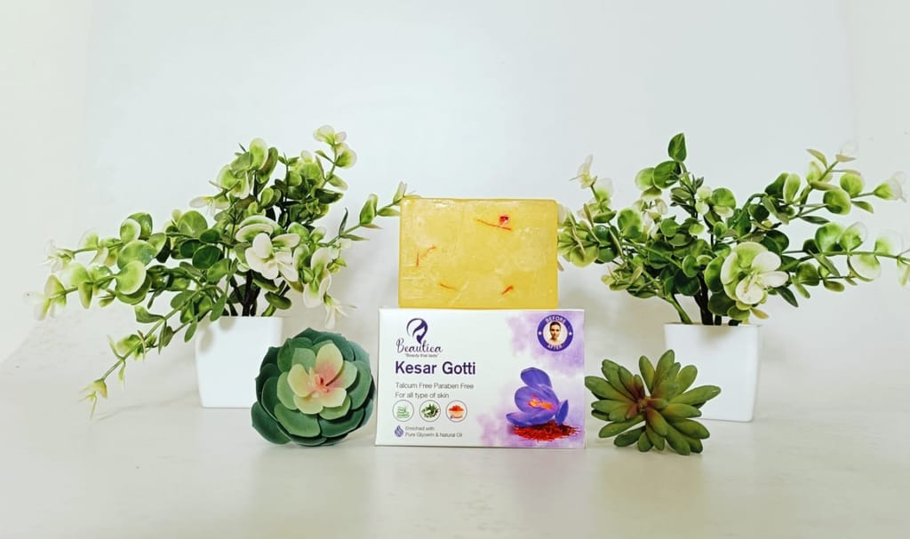 Beautica Kesar Gotti - Talc and Paraben Free, For All Skin Types view 2