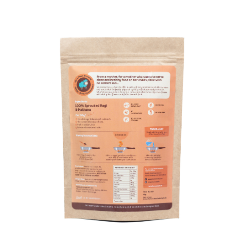 Hungry Bums Sprouted Ragi & Makhana Mix, 300 gm view 2