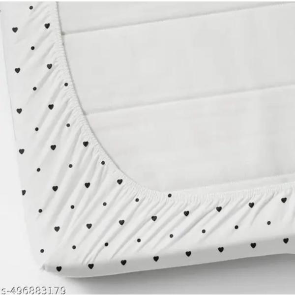 Homdazal Microfibre Abstract Queen Size (White with Heart) view 2