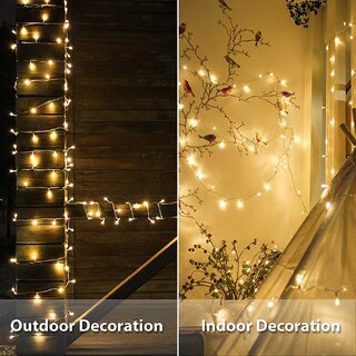DAYBETTER Yellow 15M String Light, Rice Light, Diwali Decorative Ladi Light Pack of 2 view 2
