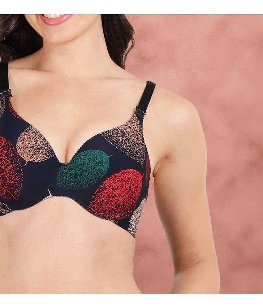 Shyaway Pack of 2 Nylon Lightly Padded Women's T-Shirt Bra ( Multicolor ) shya-c2b-1516 view 2