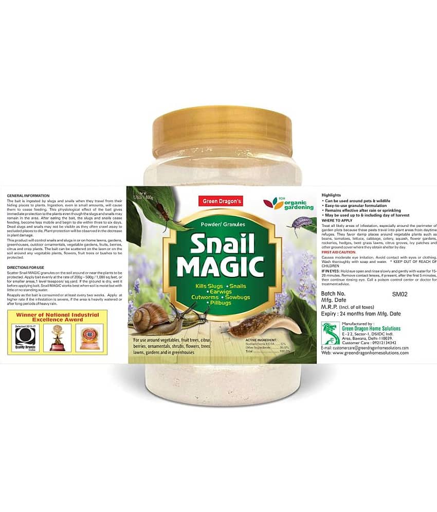 Green Dragon All Insect Naphtalene Balls SNAIL MAGIC Garden view 2