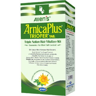 Allen Laboratories Arnica Plus Triple Action Hair Vitalizer 100 ml with Triofer 50 Tablets