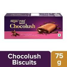 Britannia Chocolush - Extra Crunchy Biscuit With Gooey Choco-Filling, 75 G