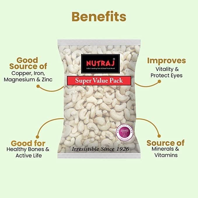 Nutraj Cashew Nuts (Kaju) W450 - (400g X 2) view 2