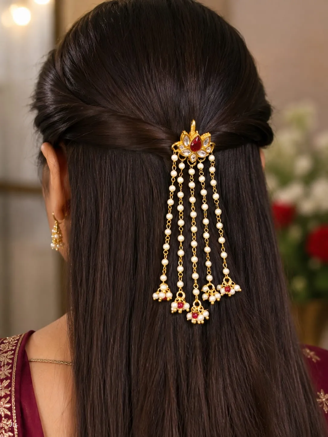 Hair accessories... Lotus hair broch