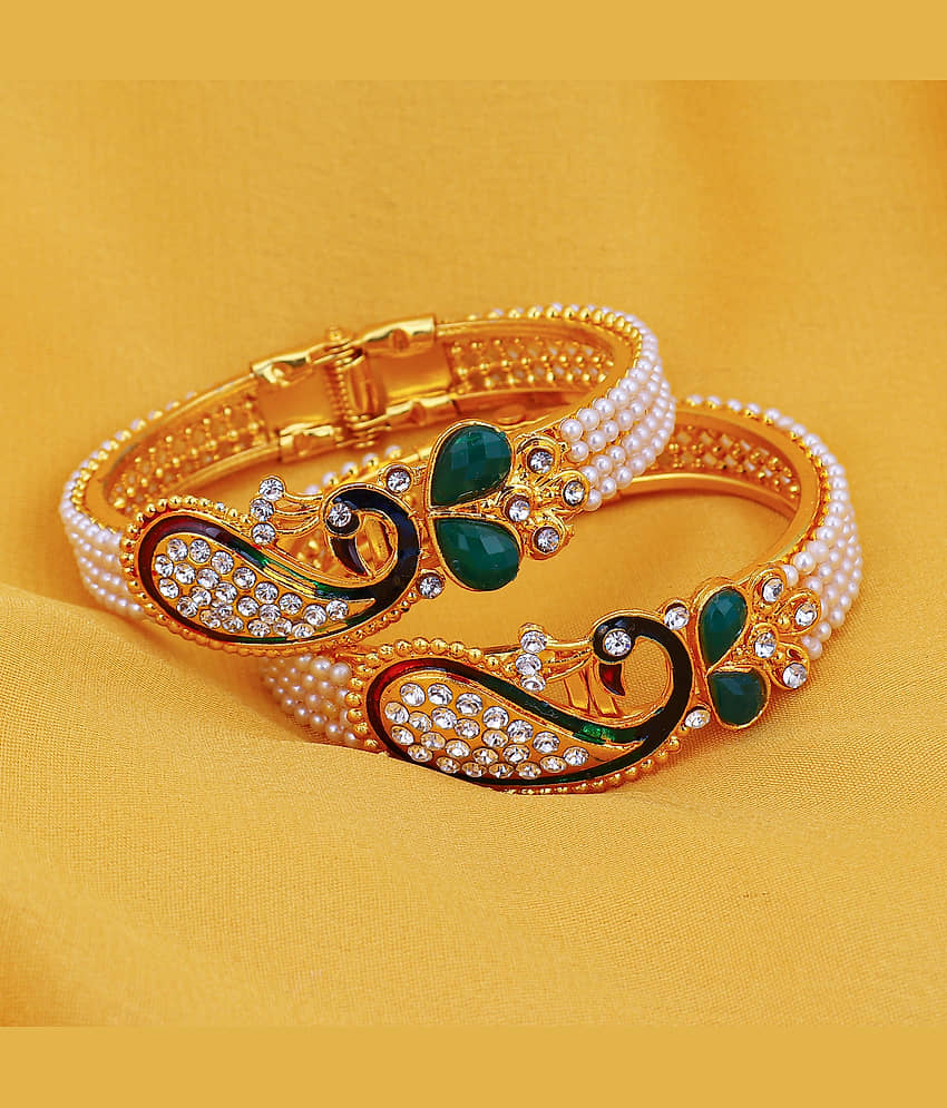 Sukkhi - Gold Kada Set (Pack of 2) view 2
