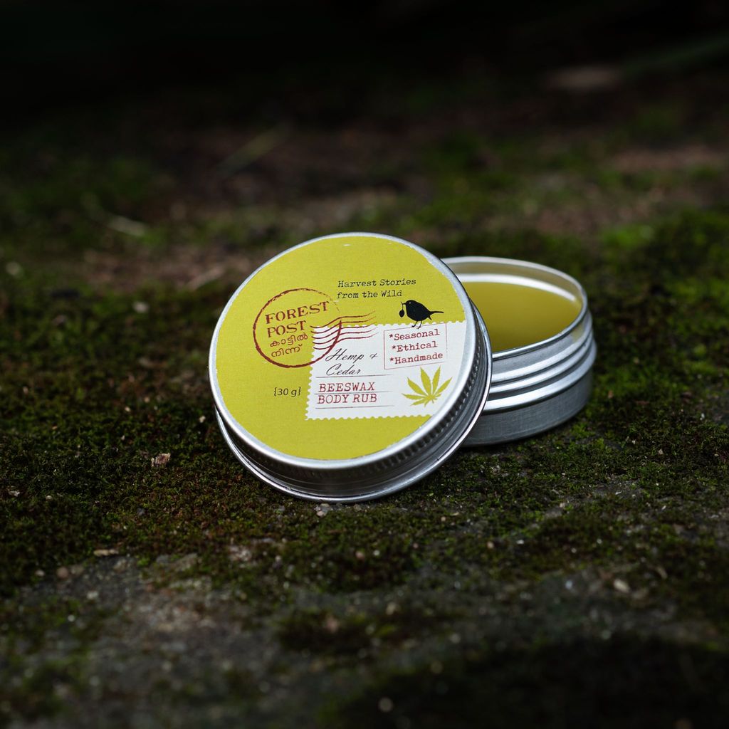 Beeswax Cedar Hemp Body Rub (30 Gram) (1TOROTHTN03197) view 2