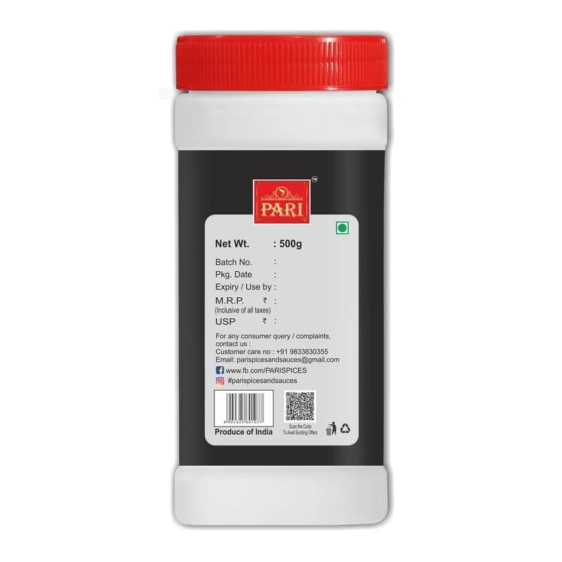 Pari Shahi Biryani Masala - Authentic taste, Aromatic, Coarsely Blend, No Added Colors, No Preservatives and No MSG | For Healthy Delicious & Flavourful Cooking/Hygienically Packed | 100% pure & natural | Easy to Cook | (Pack of 1 x 500g Jar) view 2