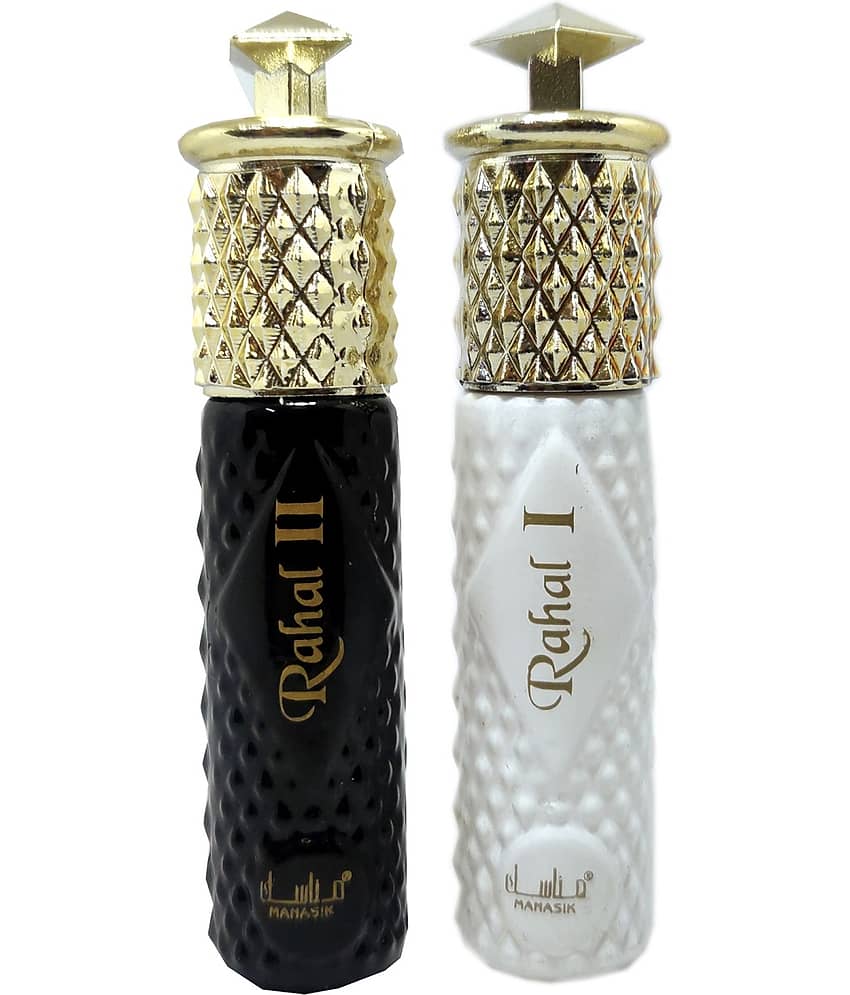 MANASIK RAHAL WHITE I & RAHAL BLACK II Concentrated Attar Roll On 6ml . ( COMBO SET ) view 2