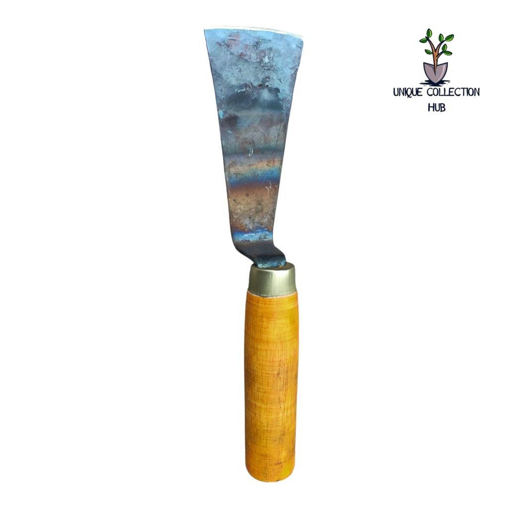 Desi Village Blacksmith Handmade Khurpi or Khurpa for Gardening - Soil Digger Hand Tool view 2