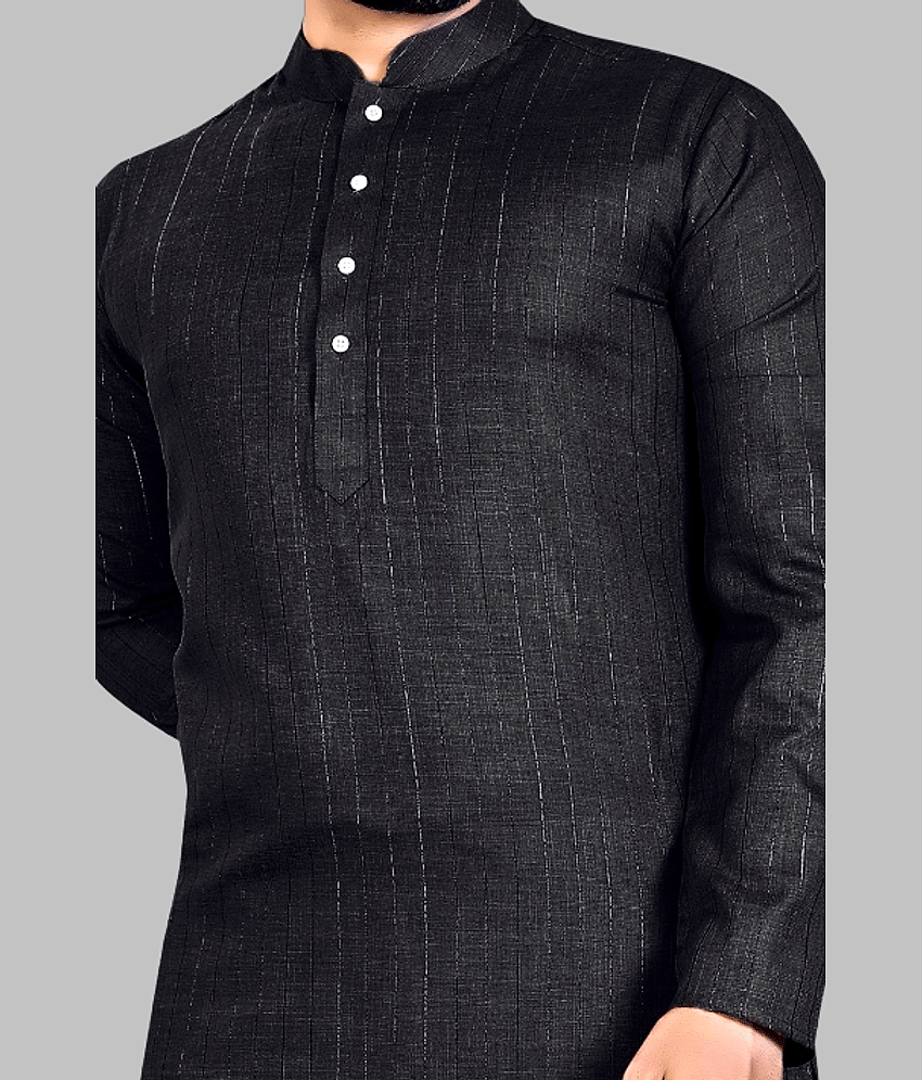 YUG ART - Pink Cotton Blend Men's Regular Kurta ( Pack of 1 ) view 2