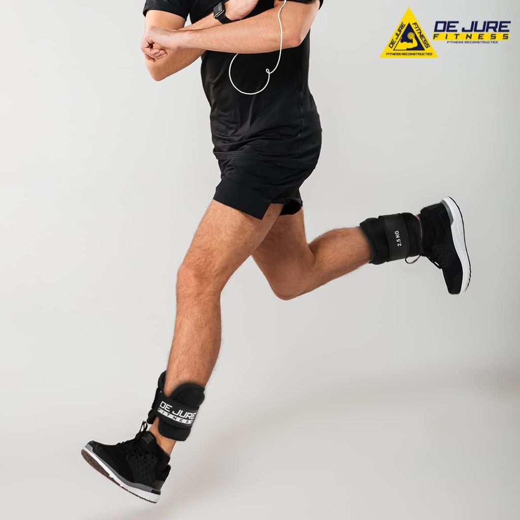 DE JURE FITNESS Ankle & Wrist Weight Set, Adjustable Strap view 2