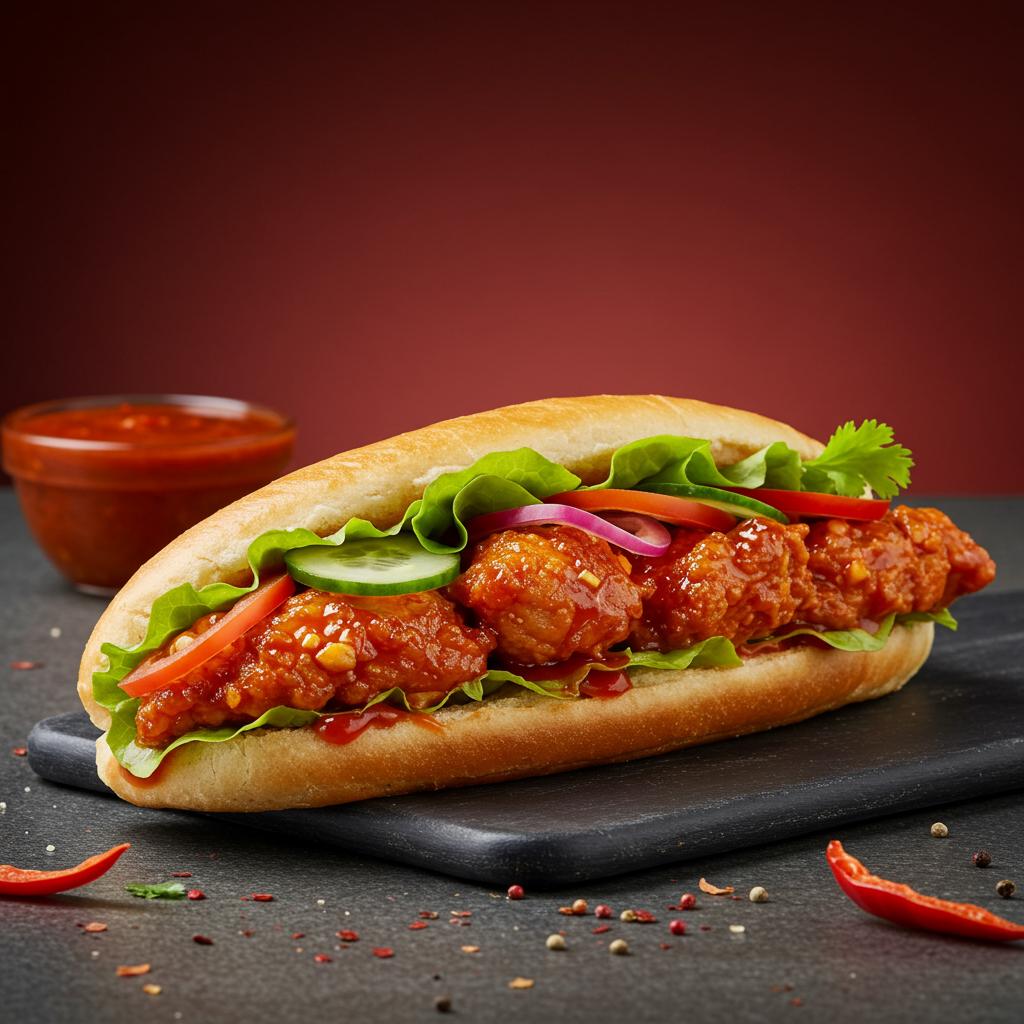 Peri Peri Crispy Chicken Roll